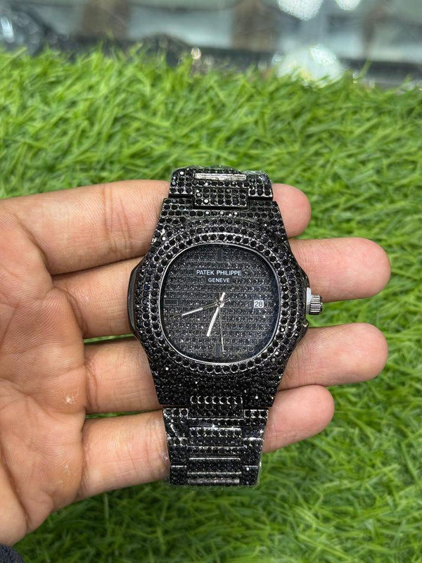 Patek Philippe Nautilus – Full Iced Out Black