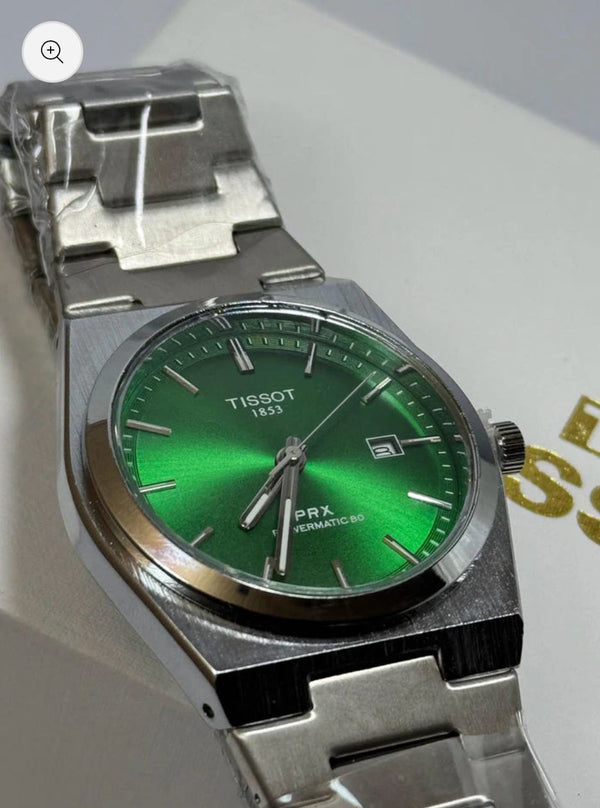 Tissot PRX Silver - Green Dial