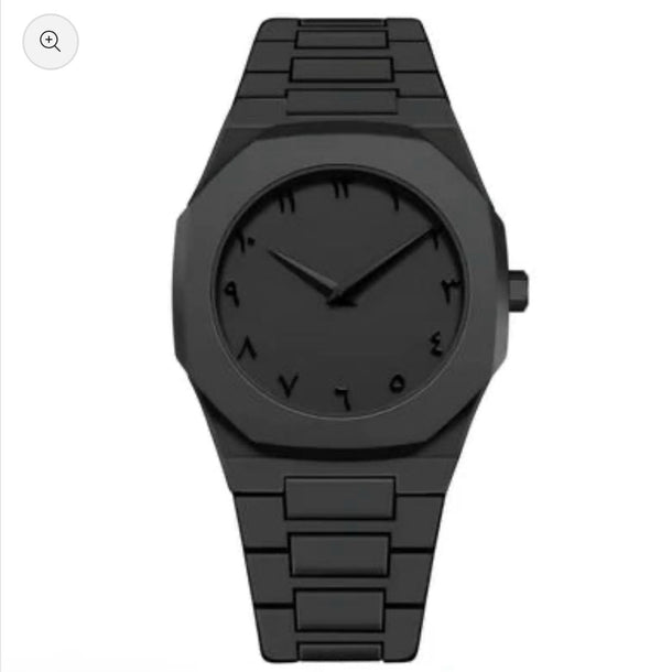 FULL-BLACK ARABIC WATCH